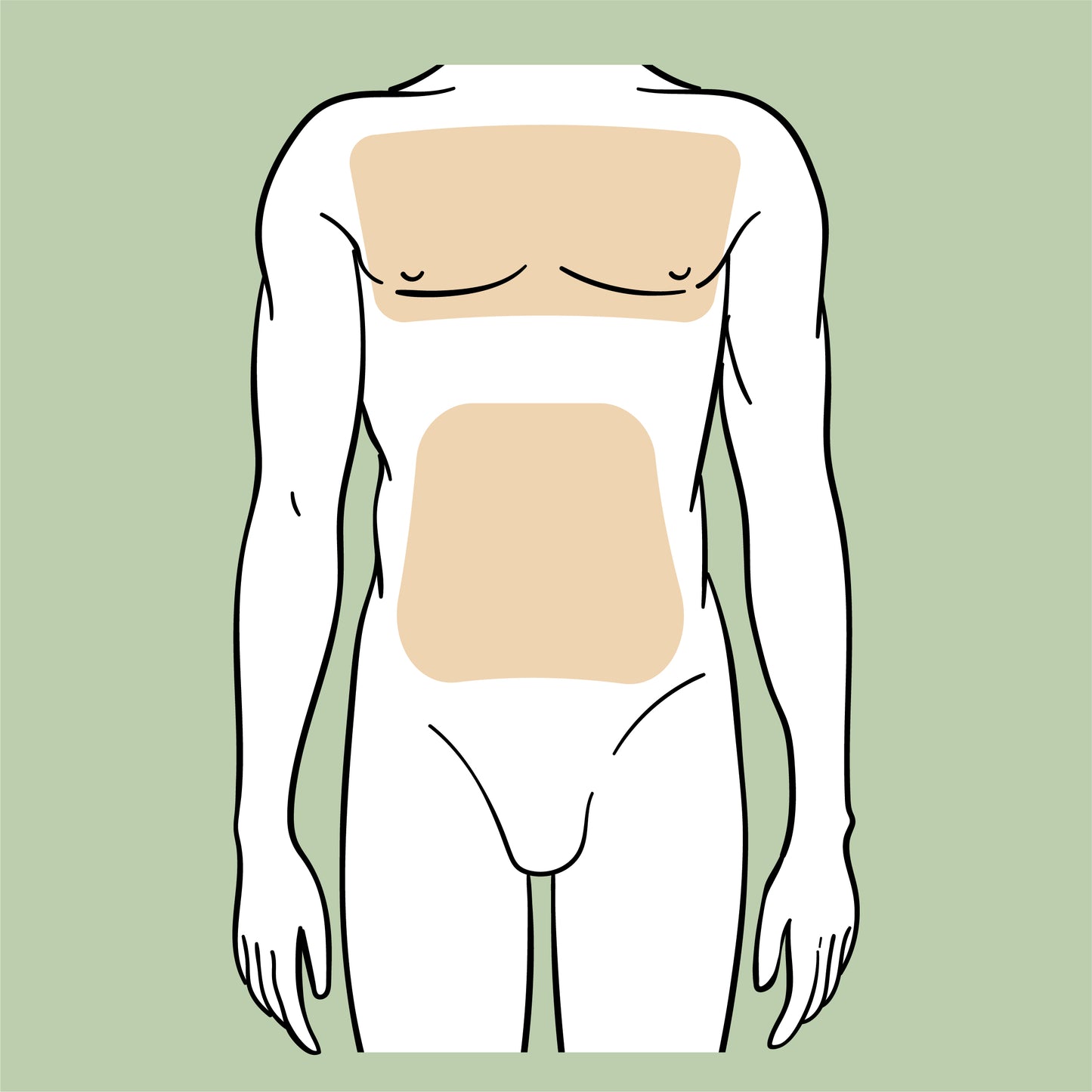 Abdomen & Chest - Pecho + Abdomen Laser Hair Removal