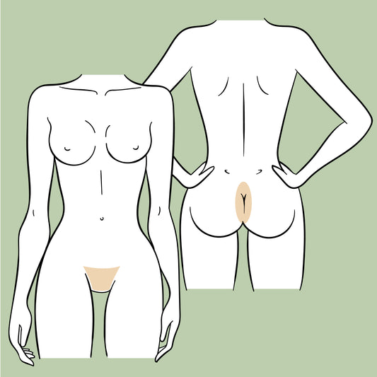 Full Brazilian with between buttocks( Brazilian con Entre Glúteos) Ella | Él Laser Hair Removal